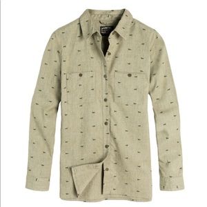 United by Blue Fox Printed Button Down